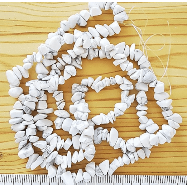 Doğal Havlit Kırık Taş Dizi – 80 cm Takı ve Aksesuar Malzemesi | Serraada