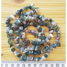 Doğal Hint Akiği Kırıktaş Dizi – 80cm Takı Malzemesi