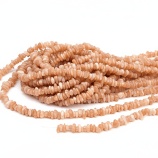 Doğal Güneş Taşı Kırık Taş Dizi – 80 cm Hakiki Boncuk