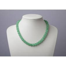 Doğal 8 mm Aventurin Taşı Kolye – Şıklık ve Pozitif Enerji İçin Zarif Takı