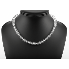 Doğal Kristal Kuvars Taşı Kolye | Şıklık ve Enerjiyi Bir Arada