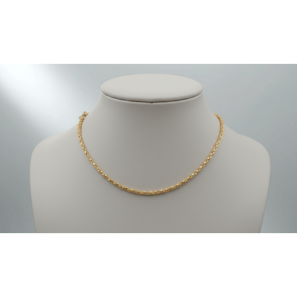 Altın Kaplama Kolye Zinciri 40 cm – Dayanıklı ve Estetik