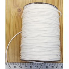 Parlak Deri Görünümlü Kore Takı İpi 1,5 mm Beyaz | Dayanıklı ve Estetik Tasarımlar