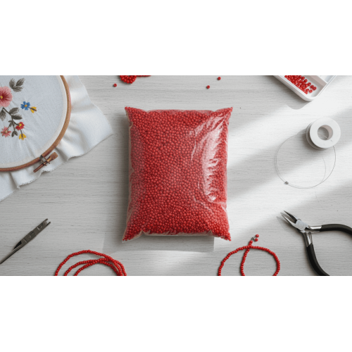 Kum Boncuk 250 Gram Paket | Takı ve El Sanatları Malzemesi – Serraada