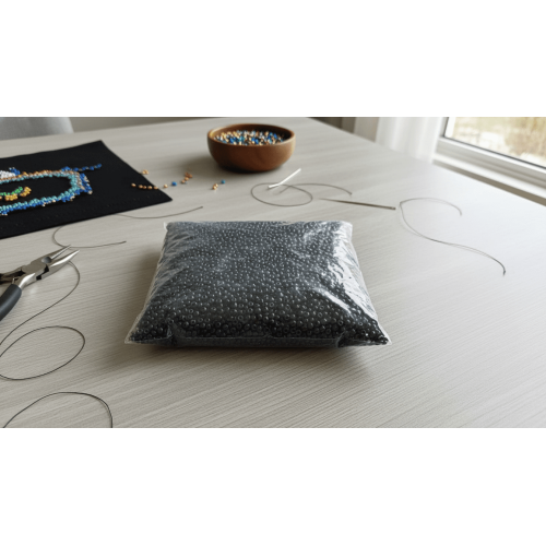 Kum Boncuk 250 Gram Paket | Takı ve El Sanatları Malzemesi – Serraada