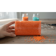 Kum Boncuk 250 Gram Paket | Takı ve El Sanatları Malzemesi – Serraada