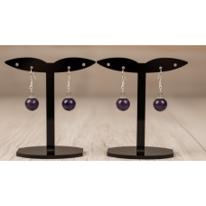 Doğal Ametist Taşı Küpe – Şık ve Enerjik Takı