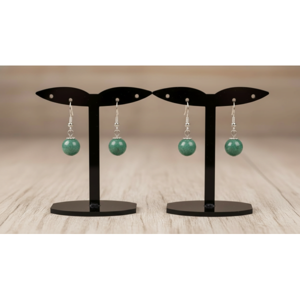 Aventurin Taşı Küpe – Doğal Taş Enerjili Takı (1 Çift)