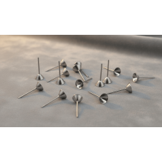 Yuvalı Küpe İğnesi 6 mm – 1 Çift Takı Aparatı