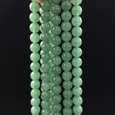 10 mm Küre Kesim Aventurin Doğal Taş Dizi – 38 cm (34-36 Adet)