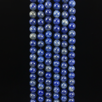 10 mm Küre Kesim Lapis Lazuli (A+ Kalite) Doğal Taş Dizi – 38 cm (35-36 Adet)