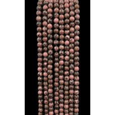 Doğal Rodonit Taşı 8 mm Küre Kesim Dizi – Serraada