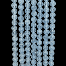 10 mm Yuvarlak Necef Taş Dizi – Mavi (38 cm, 35-36 adet)