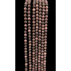 Doğal Rodonit Taşı 6 mm Küre Kesim Dizi – Serraada