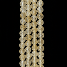 10 mm Yuvarlak Necef Taş Dizi – Sarı (38 cm, 35-36 adet)