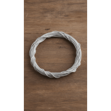 Gümüş Renk Sert Kurtçuk Tırtıl Tel 10 Gram – El Nakışı ve Süsleme Teli (Yaklaşık 1,5 Metre)