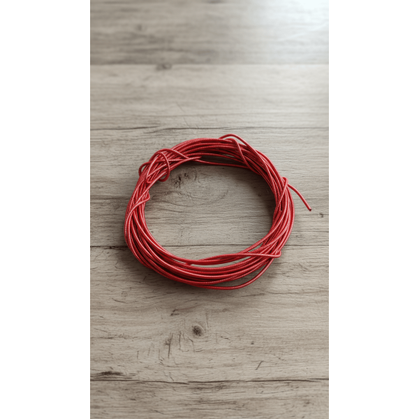 El Nakışı Kurtçuk Tırtıl Tel Kırmızı Renk Sert – 10 Gram (Yaklaşık 1,5 Metre Nakış ve Süsleme Teli)