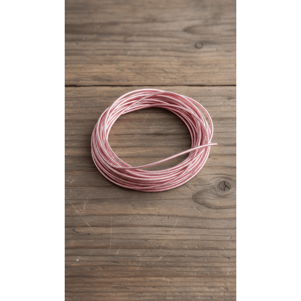 El Nakışı Kurtçuk Tırtıl Tel Pembe Renk Sert – 10 Gram (Yaklaşık 1,5 Metre Nakış ve Süsleme Teli)