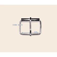 3 cm x 3 mm Makaralı Toka – Metal Renk, Dayanıklı Takı ve Aksesuar Parçası