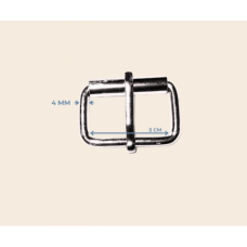 3 cm x 4 mm Makaralı Toka – Metal Renk, Dayanıklı Takı ve Aksesuar Parçası