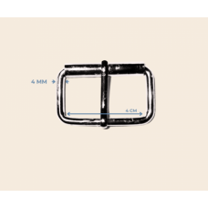 4 cm x 4 mm Makaralı Toka – Metal Renk, Dayanıklı Takı ve Aksesuar Parçası