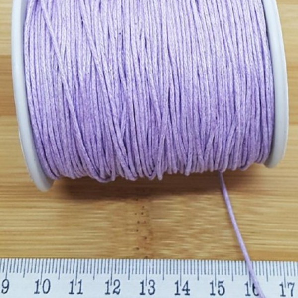 Örgülü Cotton Makrome İpi 1 mm Lila – Bobin Satış | Kolye ve Bileklik Yapımına Uygun