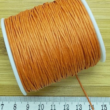 Örgülü Cotton Makrome İpi 1 mm Turuncu – Bobin Satış | Kolye ve Bileklik Yapımına Uygun