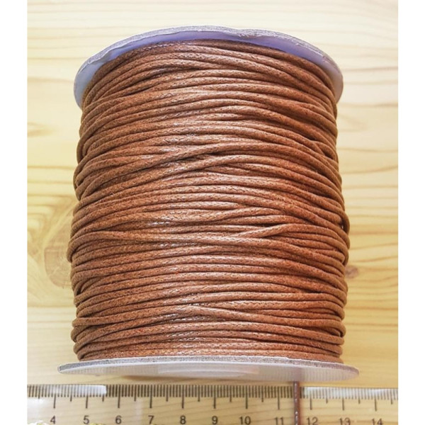 Örgülü Cotton Makrome İpi 1.5 mm Taba– Bobin Satış | Serraada