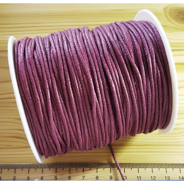 Örgülü Cotton Makrome İpi 1.5 mm Bordo – Bobin Satış | Serraada