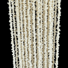 Krem Dal Mercan Dizi Taş (Renklendirilmiş) 38 cm – Premium Takı Malzemesi