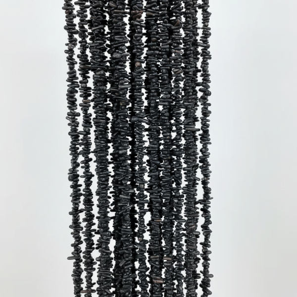 Siyah Dal Mercan Dizi Taş (Renklendirilmiş) 38 cm – Premium Takı Malzemesi