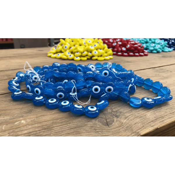 Akrilik Nazar Boncuğu Dana Gözü Model – 50 Adet