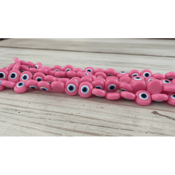 Akrilik Nazar Boncuğu Dana Gözü Model – 50 Adet