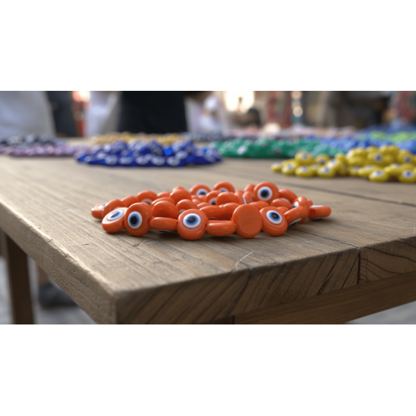 Akrilik Nazar Boncuğu Dana Gözü Model – 50 Adet