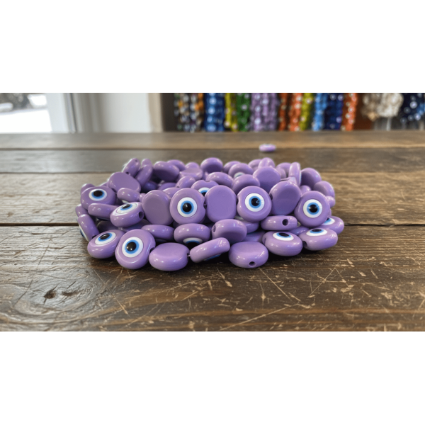 Akrilik Nazar Boncuğu Dana Gözü Model – 50 Adet