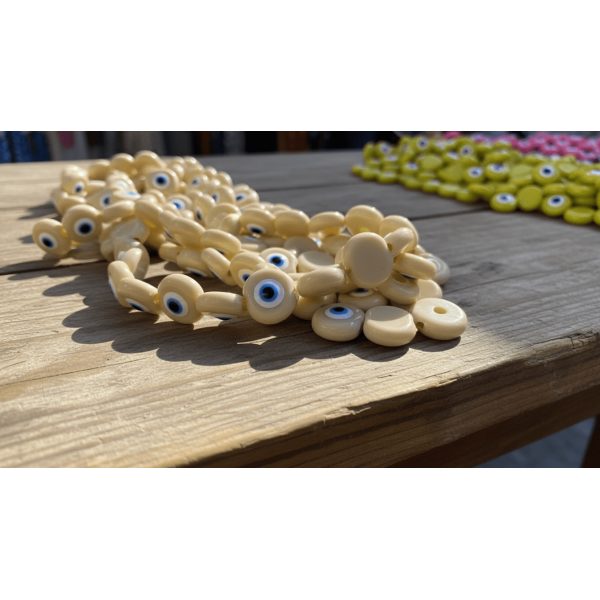 Akrilik Nazar Boncuğu Dana Gözü Model – 50 Adet