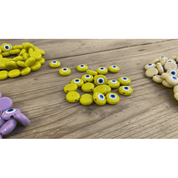 Akrilik Nazar Boncuğu Dana Gözü Model – 50 Adet