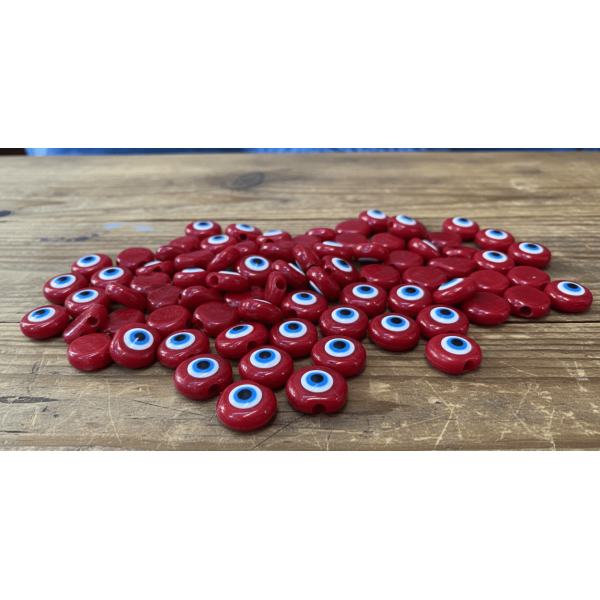 Akrilik Nazar Boncuğu Dana Gözü Model – 50 Adet