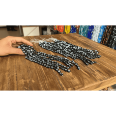 Yassı Cam Nazar Boncuk 10 mm | Doğal ve Şık Takı Malzemesi