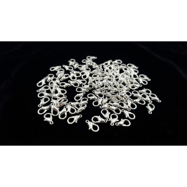 502 Numara Papağan Kilit Kapama (Lobster Clasp) – Takı Kapama Aparatı Sarı / Gümüş 25 Adet