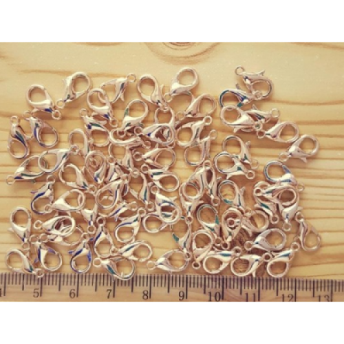 12 mm Papağan Kilit Kapama Sarı Renk Takı Malzemesi (1000 Adet) - 502 No