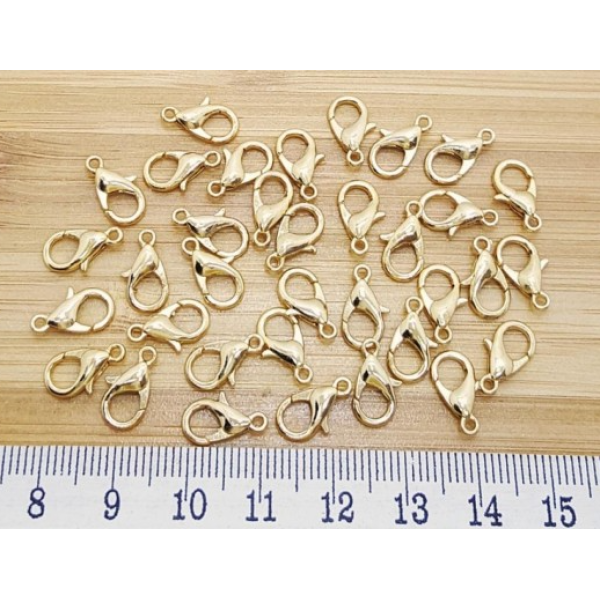 502 No Papağan Kapama Klips Altın Kaplama – Adet Satış, Dayanıklı Takı Aparatı