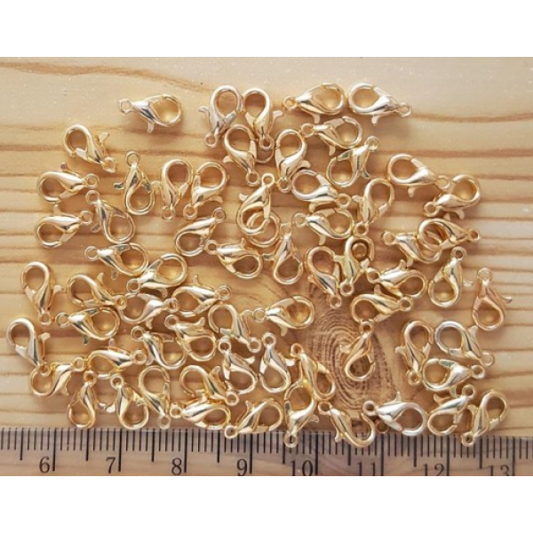 501 Papağan Kilit Kapama 10 mm Sarı Renk – Takı ve Aksesuar Malzemesi