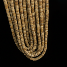 2x4 mm Rondela Kesim Ağaç Jasper Doğal Taş Dizi – 38 cm