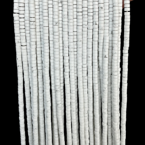 2x4 mm Rondela Kesim Havlit Doğal Taş Dizi – 38 cm