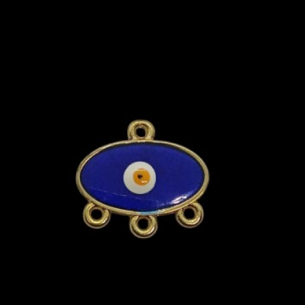 Altın Kaplama Nazar Boncuklu Kolye Aparatı 