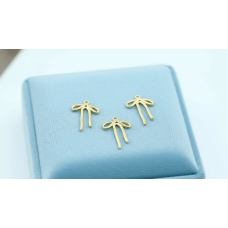 Altın Kaplama Kurdele Model Sallantı Malzemesi – 20 mm Takı Aksesuarı