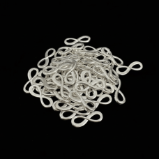 Gümüş Kaplama Sonsuzluk Modeli Metal Takı Sallantı Aparatı