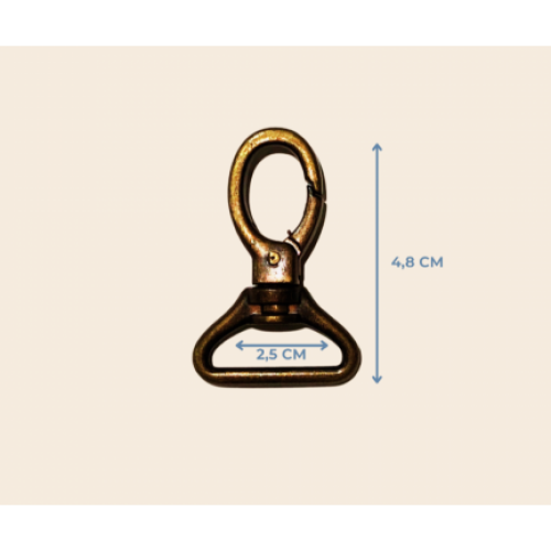 Antik Sarı 2,5 cm Sargılı Kanca | 4,8 cm Çok Amaçlı Kullanım Antik Sarı 2,5 cm Sargılı Kanca | 4,8 cm Çok Amaçlı Kullanım