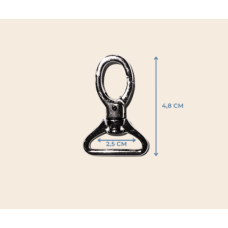 2,5 cm Sargılı Kanca 4,8 cm Metal Renk – Dayanıklı ve Uygun Fiyatlı